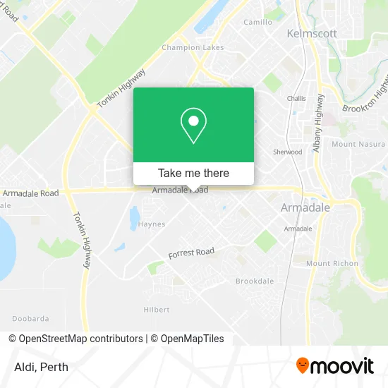 Mapa Aldi