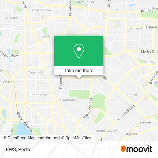 Mapa Bws