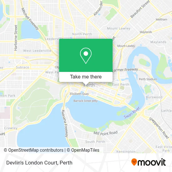 Mapa Devlin's London Court