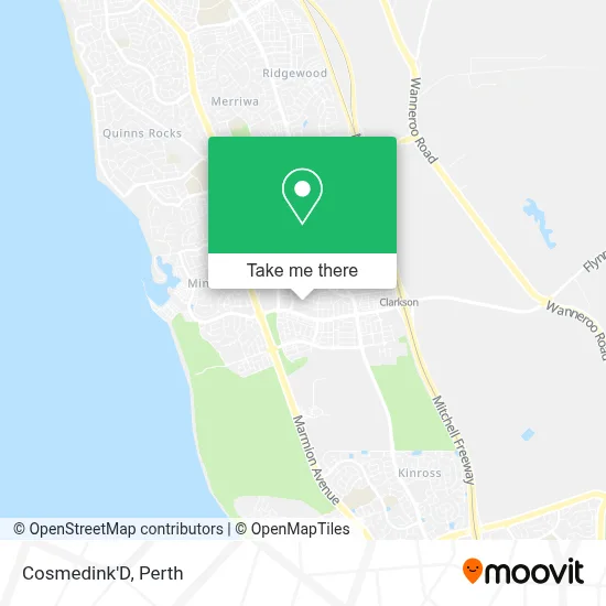 Mapa Cosmedink'D