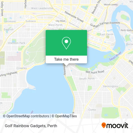 Mapa Golf Rainbow Gadgets