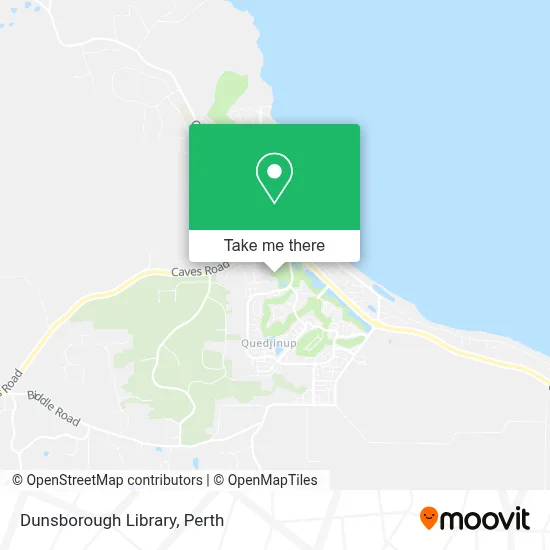 Mapa Dunsborough Library