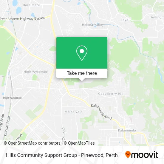 Mapa Hills Community Support Group - Pinewood