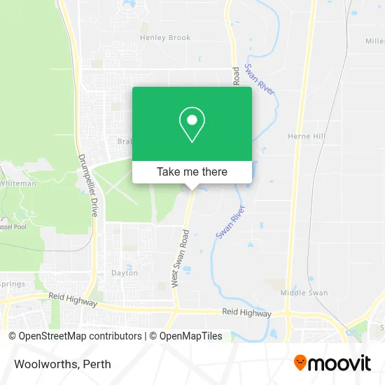 Mapa Woolworths