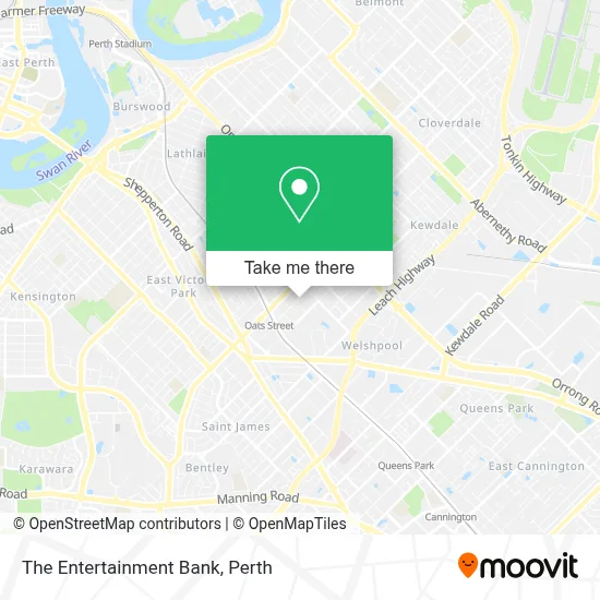 Mapa The Entertainment Bank