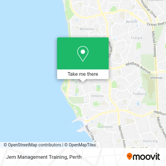 Mapa Jem Management Training