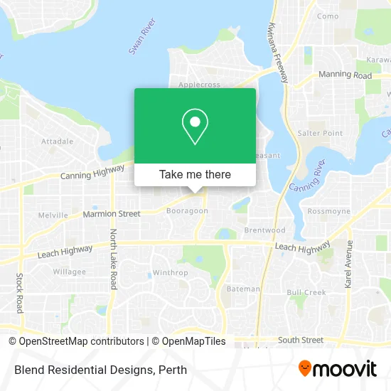 Mapa Blend Residential Designs