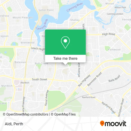 Mapa Aldi