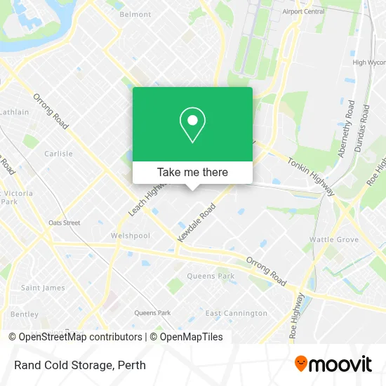 Mapa Rand Cold Storage
