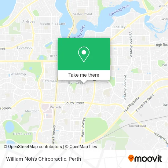 Mapa William Noh's Chiropractic