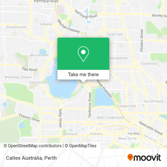 Mapa Caltex Australia