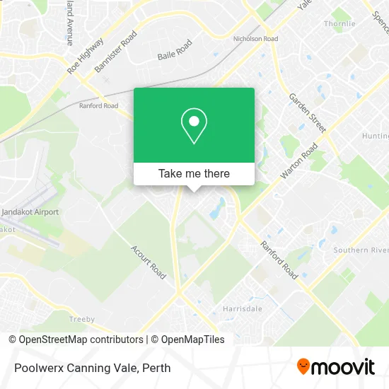 Mapa Poolwerx Canning Vale