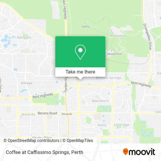 Mapa Coffee at Caffissimo Springs