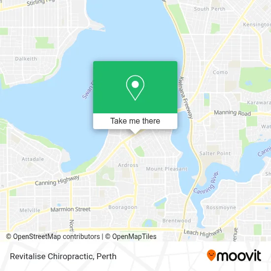 Revitalise Chiropractic map