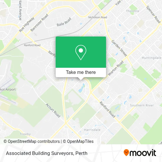 Mapa Associated Building Surveyors