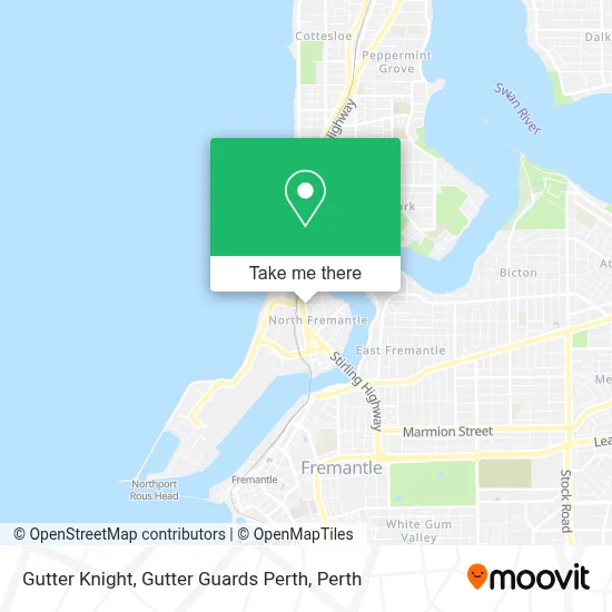 Mapa Gutter Knight, Gutter Guards Perth