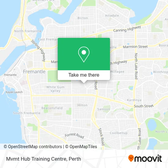 Mapa Mvmt Hub Training Centre