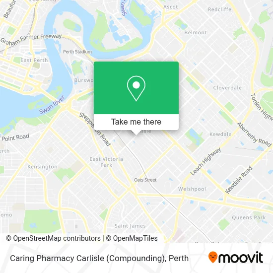 Mapa Caring Pharmacy Carlisle (Compounding)