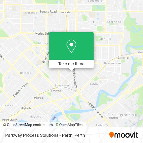 Mapa Parkway Process Solutions - Perth