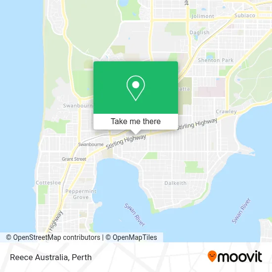 Mapa Reece Australia