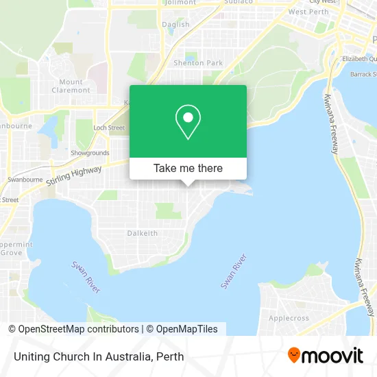 Mapa Uniting Church In Australia