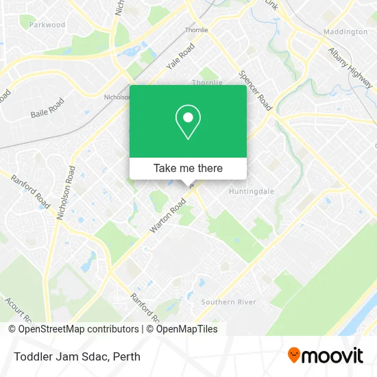 Mapa Toddler Jam Sdac