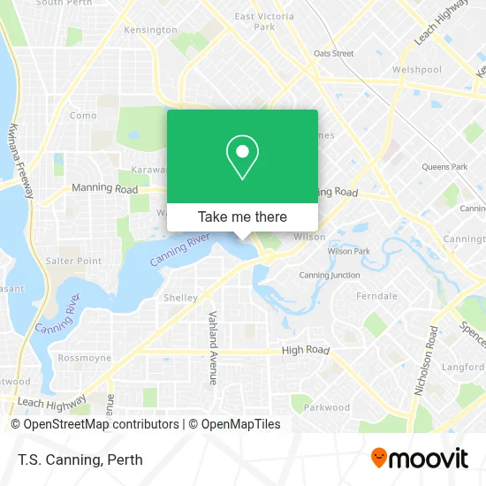 Mapa T.S. Canning