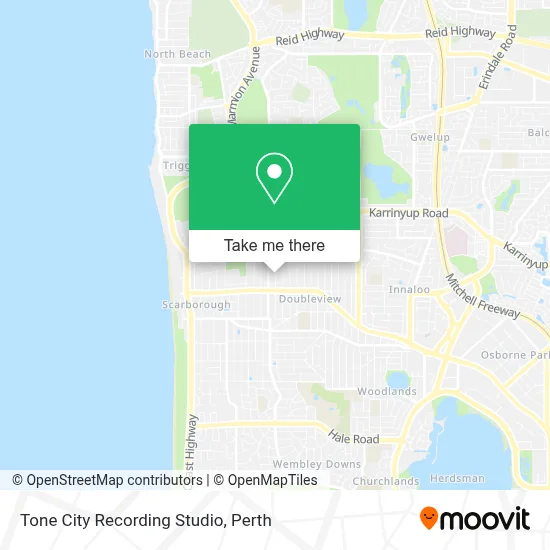 Mapa Tone City Recording Studio