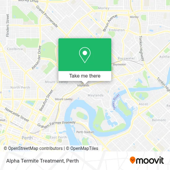 Mapa Alpha Termite Treatment