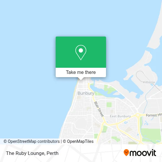 Mapa The Ruby Lounge