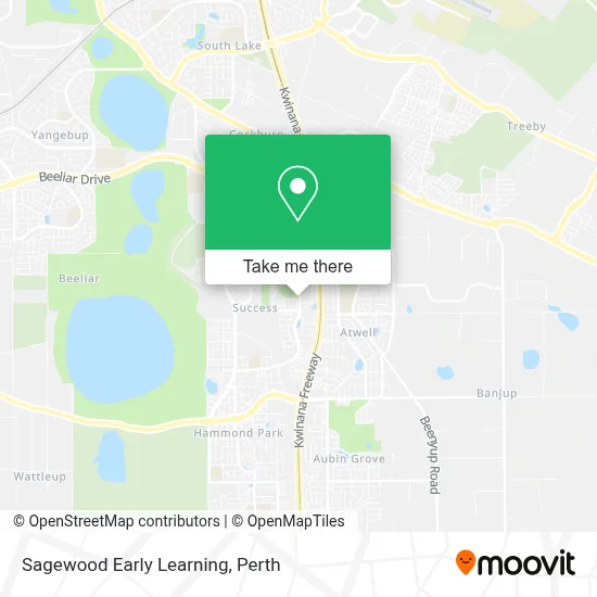 Mapa Sagewood Early Learning