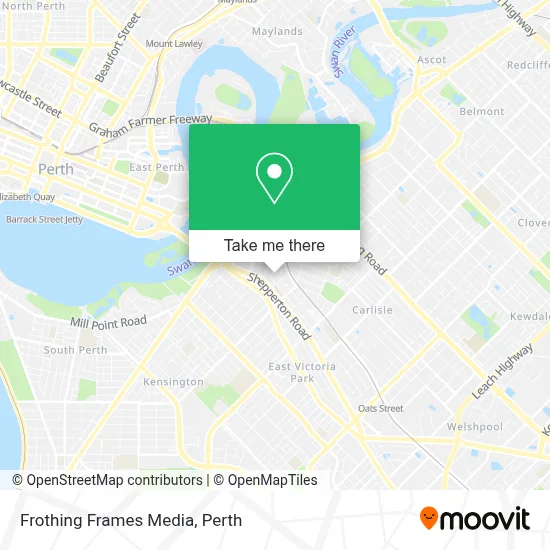 Mapa Frothing Frames Media