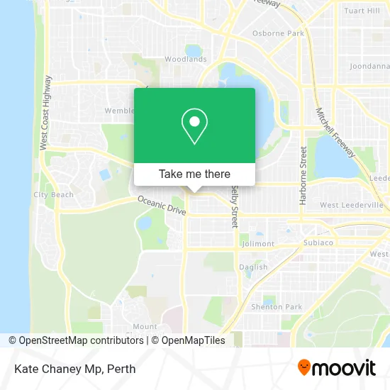 Kate Chaney Mp map