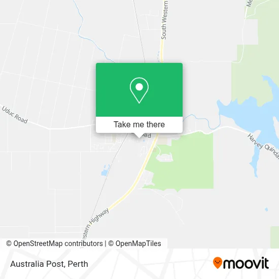Mapa Australia Post