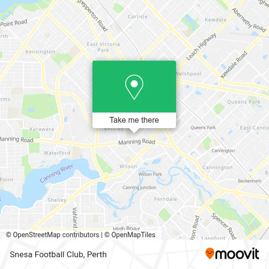 Mapa Snesa Football Club