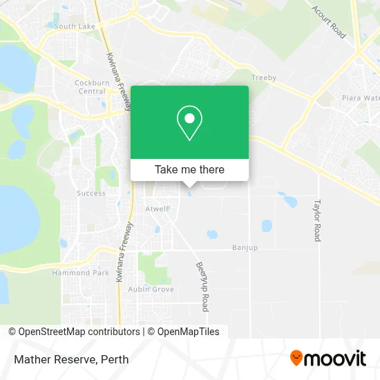 Mapa Mather Reserve