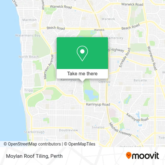 Mapa Moylan Roof Tiling