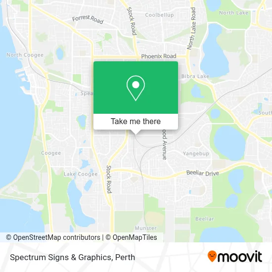 Spectrum Signs & Graphics map