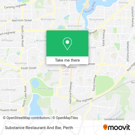 Mapa Substance Restaurant And Bar