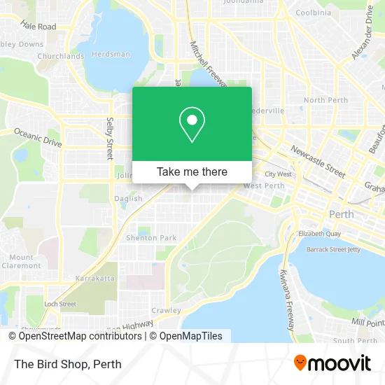 Mapa The Bird Shop