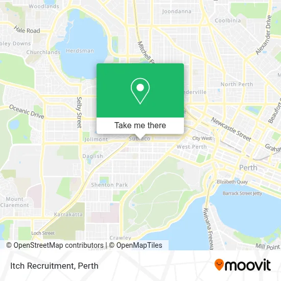 Mapa Itch Recruitment