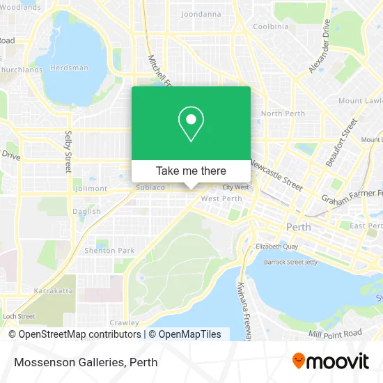 Mapa Mossenson Galleries