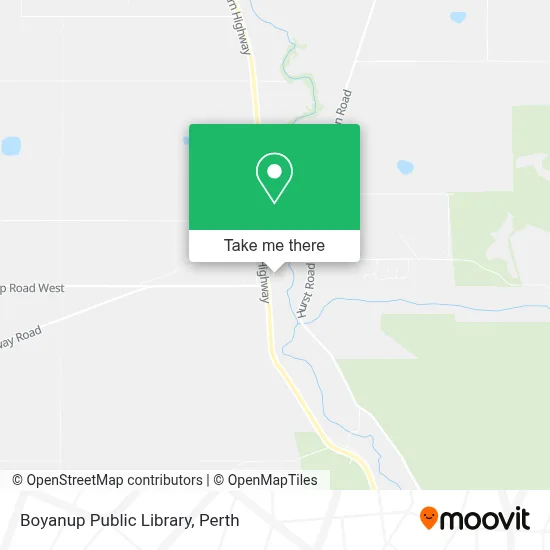 Mapa Boyanup Public Library