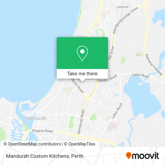Mapa Mandurah Custom Kitchens