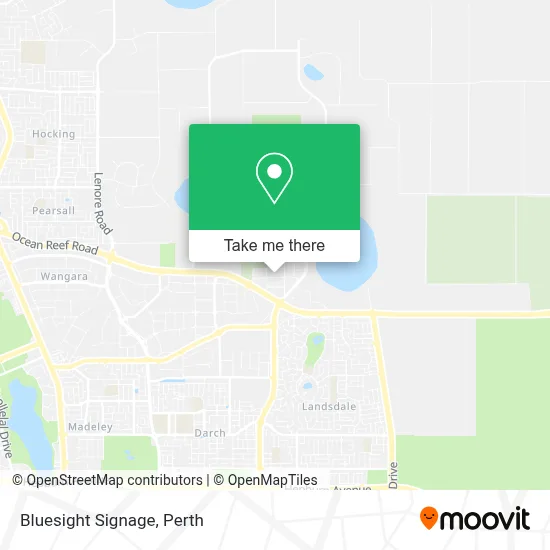 Mapa Bluesight Signage