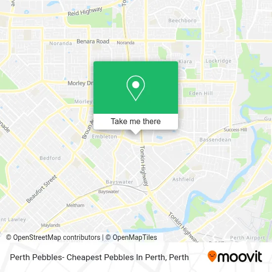 Perth Pebbles- Cheapest Pebbles In Perth map