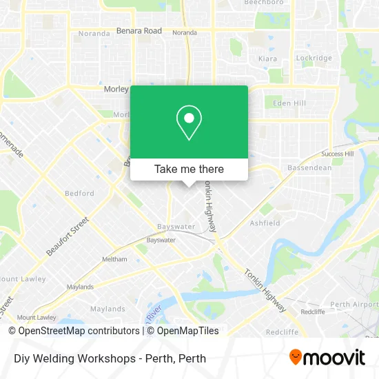 Mapa Diy Welding Workshops - Perth