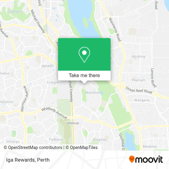 Mapa Iga Rewards