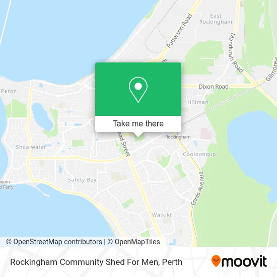 Rockingham Community Shed For Men map