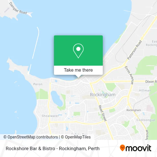 Rockshore Bar & Bistro - Rockingham map
